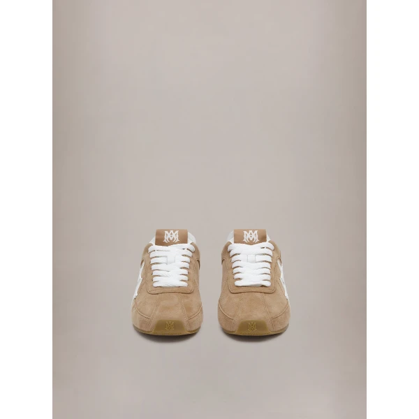 Amiri Pacific Flat Sneakers in Camel, view 3 | Sneakers | Coveti