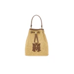 Amiri Raffia Micro MA Bucket Bag in Natural Amiri Raffia Micro MA Bucket Bag in Natural | Bucket Bags | Coveti