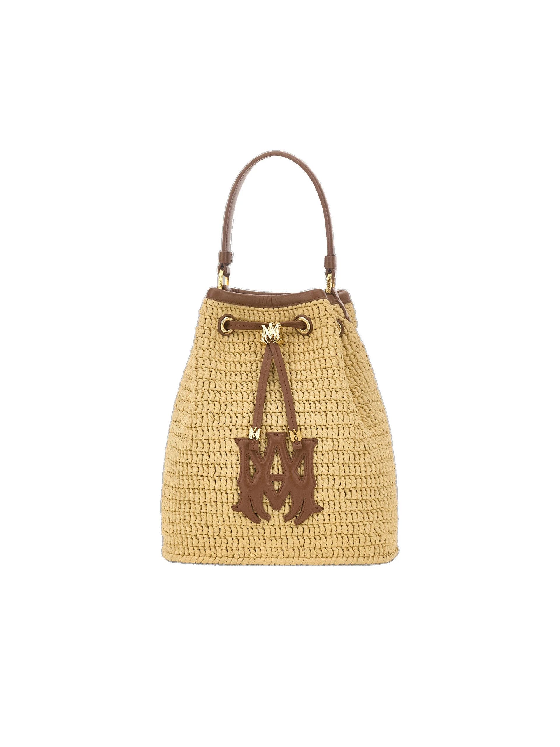 Amiri Raffia Micro MA Bucket Bag in Natural Amiri Raffia Micro MA Bucket Bag in Natural | Bucket Bags | Coveti