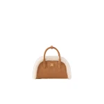 Amiri Shearling MA Bowling Bag in Sand | Totes & Top-Handle Bags | Coveti