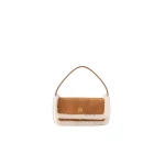 Amiri Shearling Millie Bag in Sand | Shoulder & Crossbody Bags | Coveti