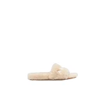 Amiri Shearling Slide in Natural | Flip Flops & Slides | Coveti