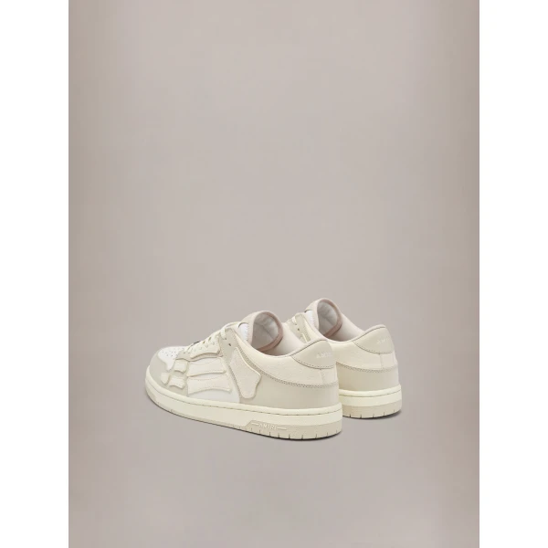 Amiri Skel-Top Low Sneakers in Alabaster, view 4 | Sneakers | Coveti