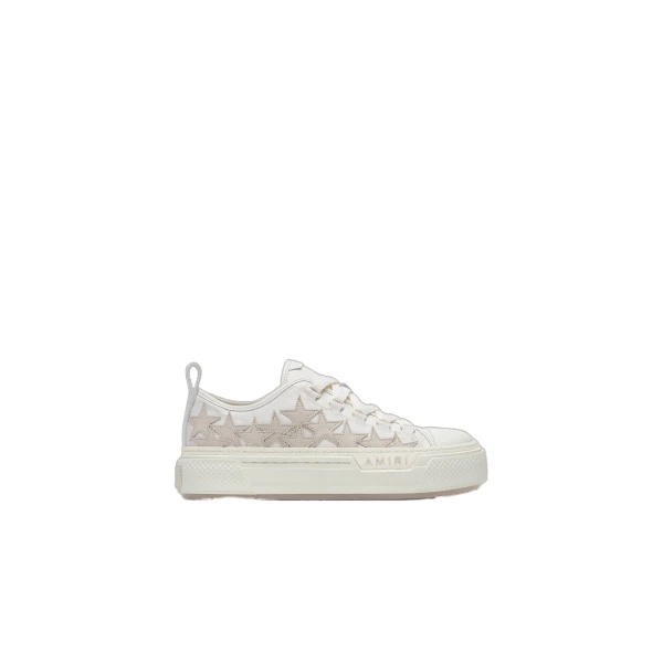 Amiri Stars Court Low Sneakers in Alabaster | Sneakers | Coveti