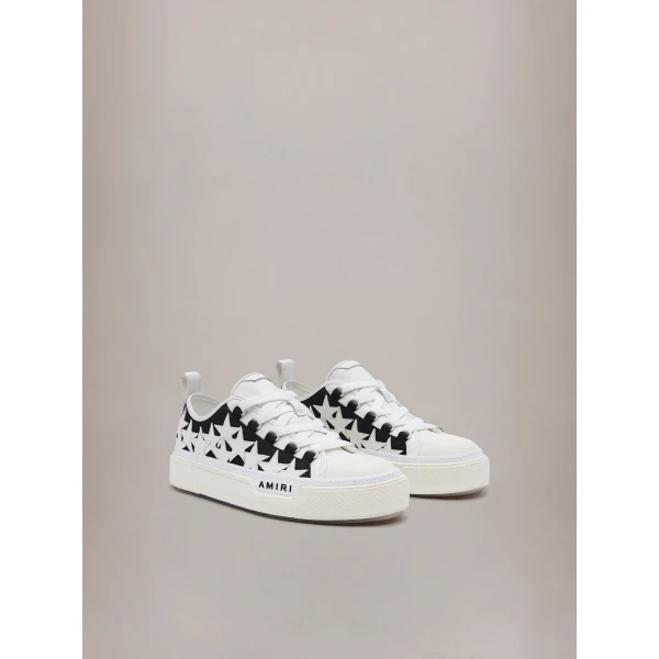 Amiri Stars Court Low Sneakers in Black, view 2 | Sneakers | Coveti