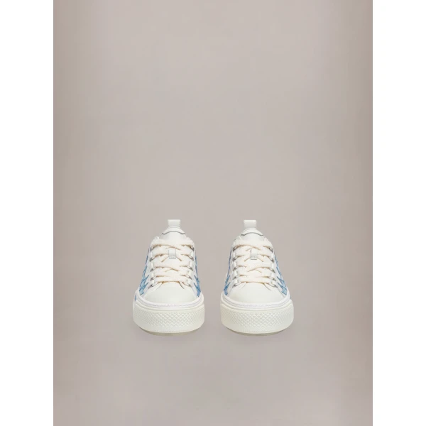 Amiri Stars Court Low Sneakers in Ocean Sky, view 3 | Sneakers | Coveti