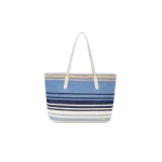 Amiri Striped Canvas Tote in Blue | Totes & Top-Handle Bags | Coveti