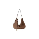 Amiri Suede Biscotto Shoulder Bag in Brown | Shoulder & Crossbody Bags | Coveti