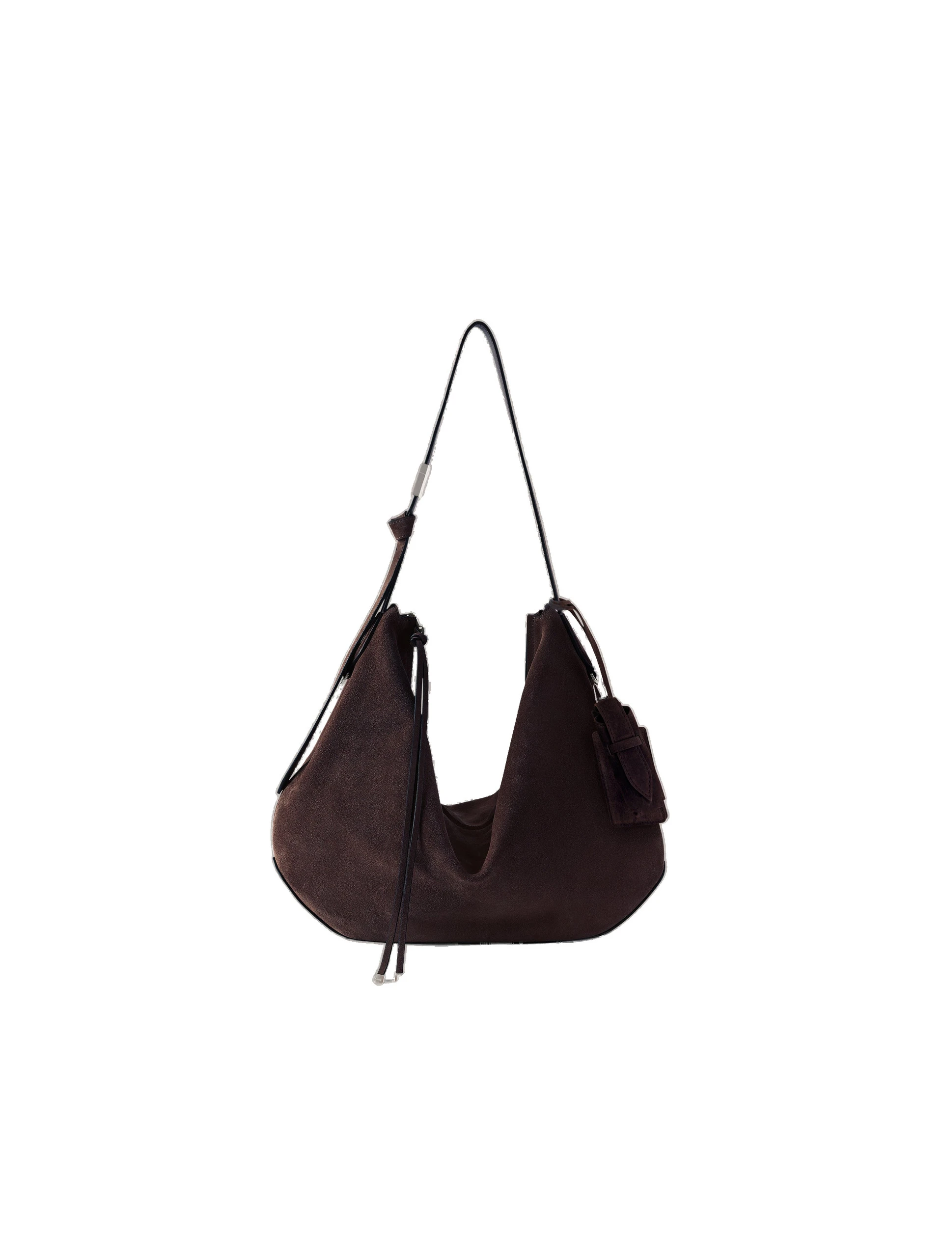 Amiri Suede Biscotto Shoulder Bag in Dark Brown Amiri Suede Biscotto Shoulder Bag in Dark Brown | Shoulder & Crossbody Bags | Coveti