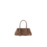 Amiri Suede Croc Honey 40 Shoulder Bag in Dark Brown Amiri Suede Croc Honey 40 Shoulder Bag in Dark Brown | Shoulder & Crossbody Bags | Coveti