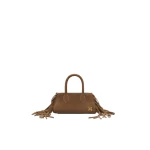 Amiri Suede Fringe Micro Honey Bag in Brown | Mini Bags | Coveti
