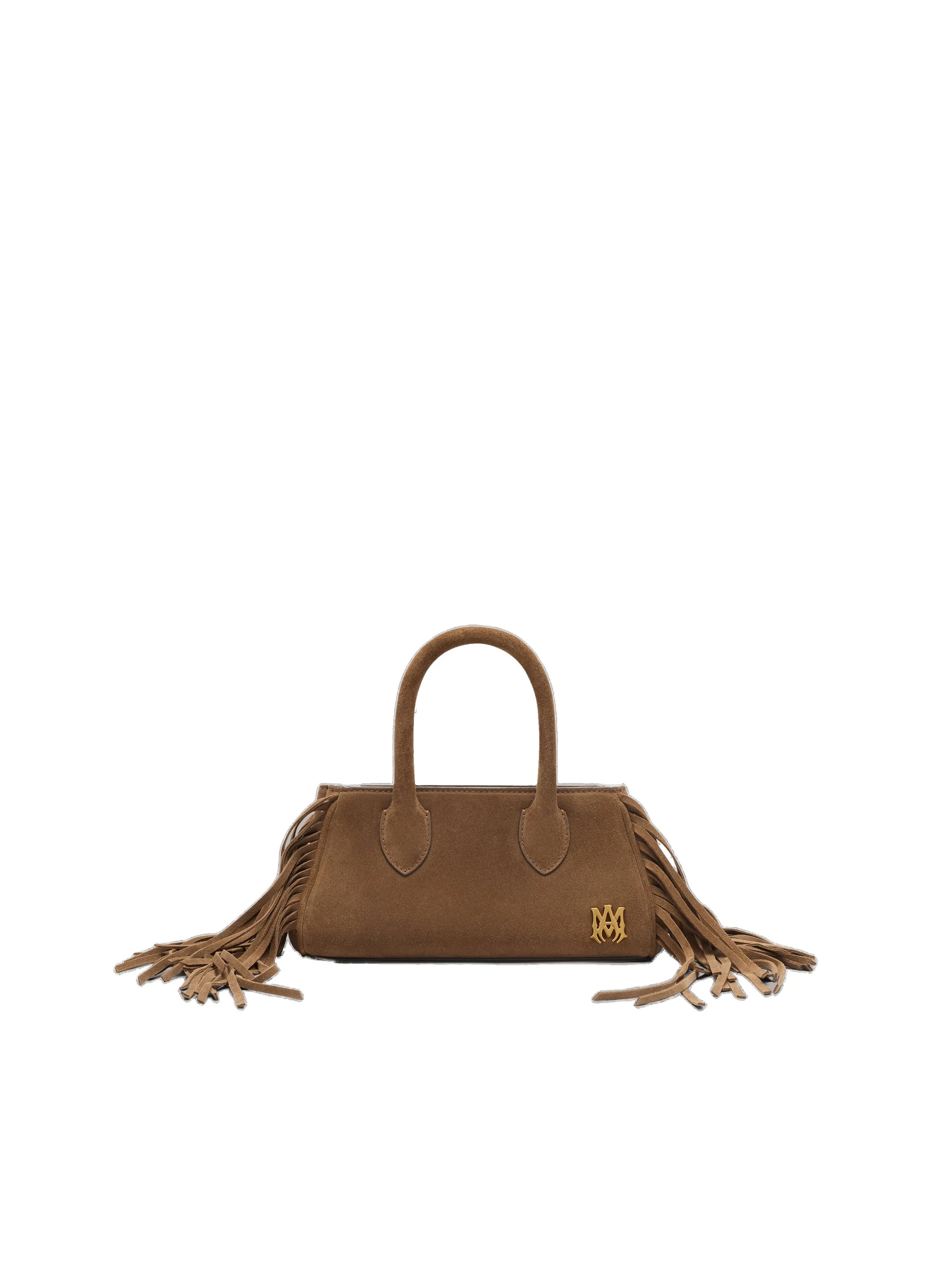Amiri Suede Fringe Micro Honey Bag in Brown Amiri Suede Fringe Micro Honey Bag in Brown | Mini Bags | Coveti