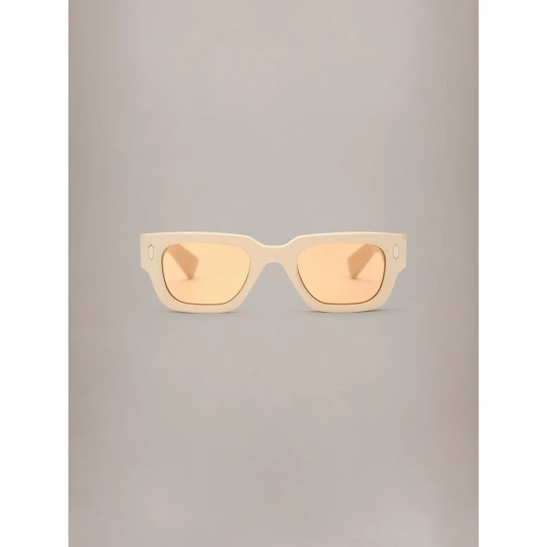 Amiri Venice Exposed Sunglasses in Alabaster, view 2 | Sunglasses | Coveti