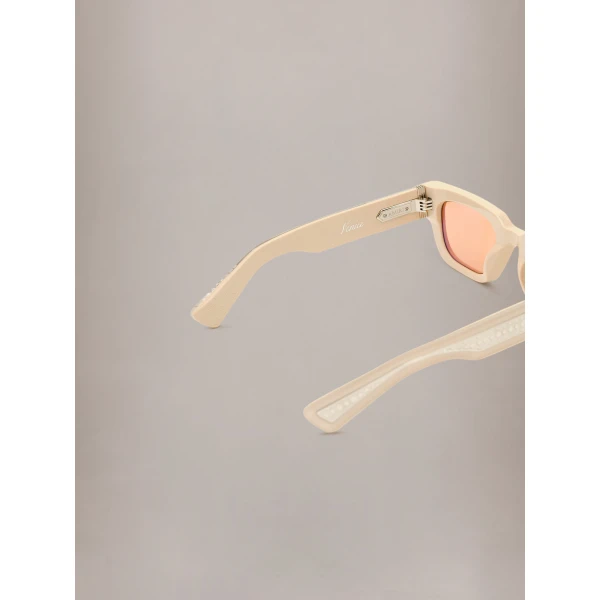 Amiri Venice Exposed Sunglasses in Alabaster, view 5 | Sunglasses | Coveti