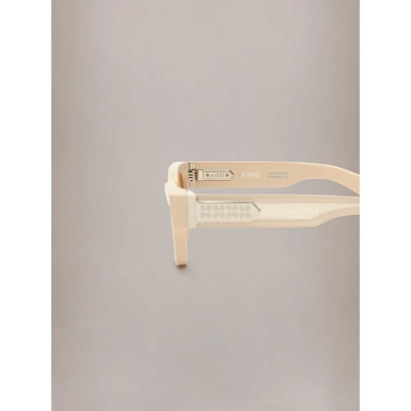 Amiri Venice Exposed Sunglasses in Alabaster, view 6 | Sunglasses | Coveti