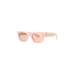 Amiri Venice Exposed Sunglasses in Dusty Peach | Sunglasses | Coveti