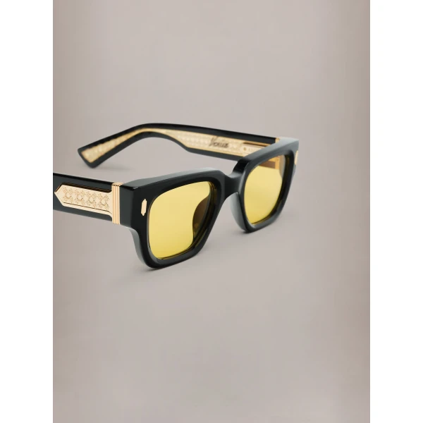 Amiri Venice Sunglasses in Black Yellow, view 4 | Sunglasses | Coveti