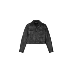 Amiri Vintage Cut Leather Jacket in Black | Leather Jackets | Coveti