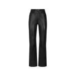 Amiri Vintage Cut Leather Pant in Black | Pants | Coveti