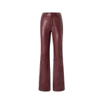 Amiri Vintage Cut Leather Pant in Brick | Pants | Coveti