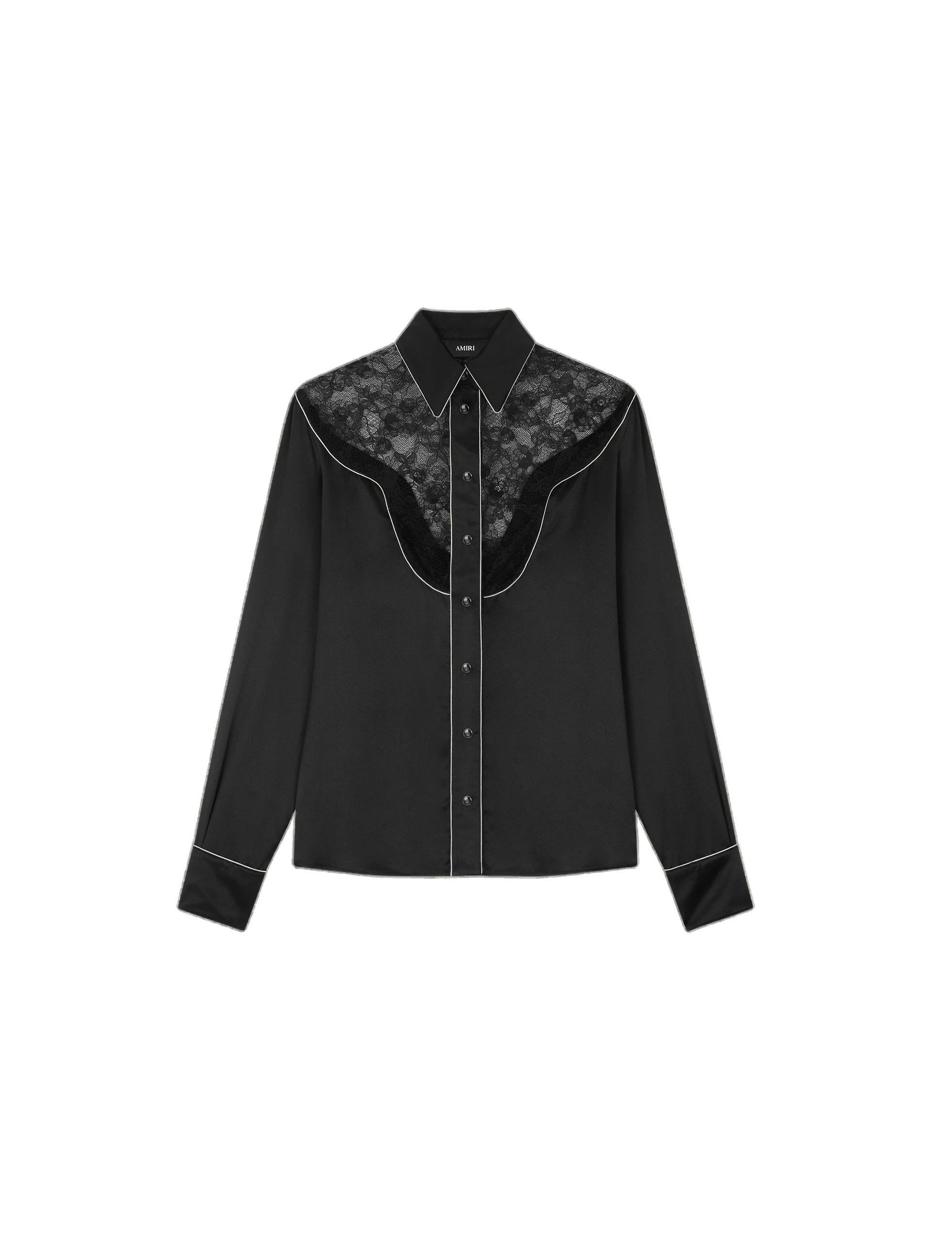 Amiri Western Lace Shirt in Black Amiri Western Lace Shirt in Black | Shirts | Coveti