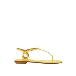 Aquazzura Almost Bare Sandal Flat in Daisy | Sandals