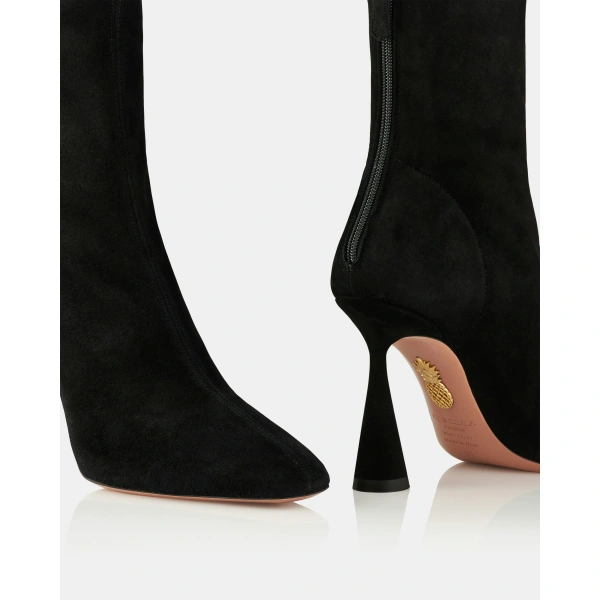 Aquazzura Amore Bootie 95 in Black, view 6 | Ankle Boots