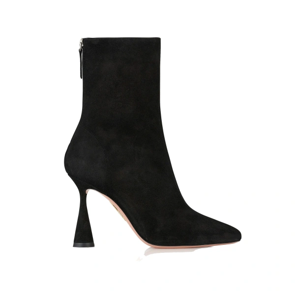 Aquazzura Amore Bootie 95 in Black | Ankle Boots
