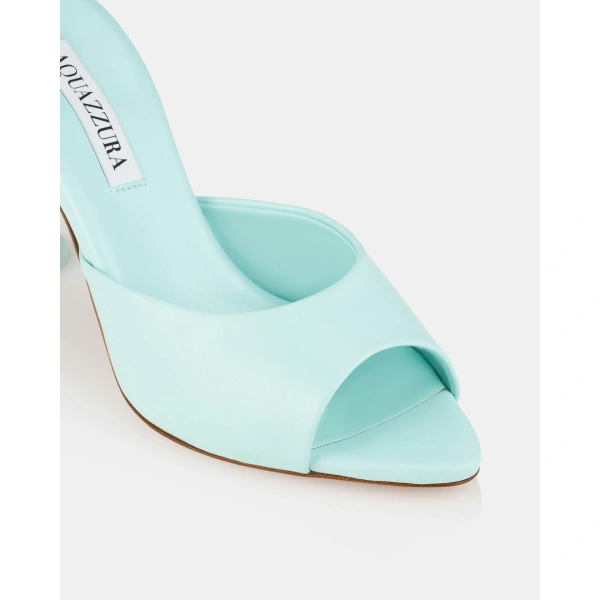 Aquazzura Bisous Mule 85 in Seabreeze, view 6 | Mules