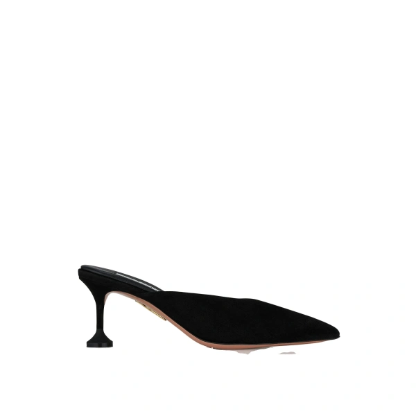 Aquazzura Bisous Mule Pump 65 in Black | Mules