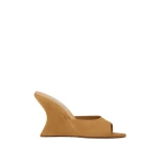 Aquazzura Bisous Wedge 95 in Camel | Wedges