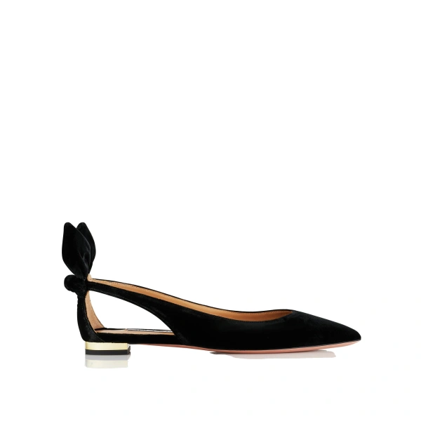 Bow Tie Ballet in Black Velvet