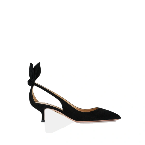 Bow Tie Pump 50 in Black