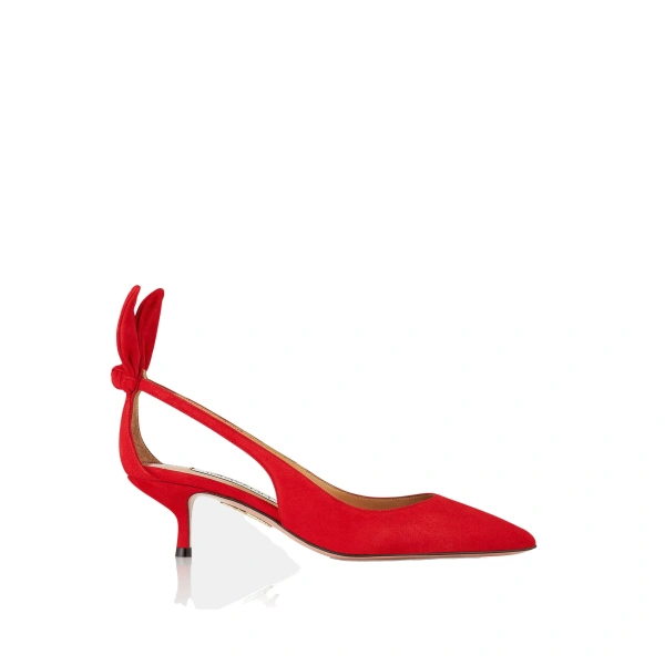 Bow Tie Pump 50 in Lipstick