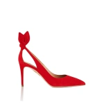 Aquazzura Bow Tie Pump 85 in Lipstick | Pumps