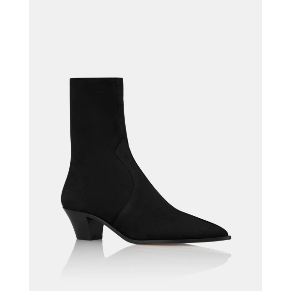 Aquazzura Brunswick Bootie 45 in Black, view 2 | Ankle Boots