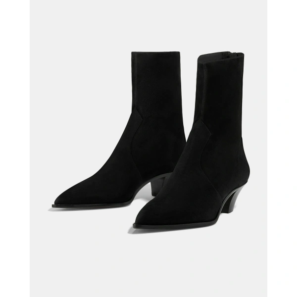 Aquazzura Brunswick Bootie 45 in Black, view 3 | Ankle Boots