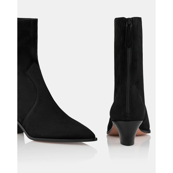 Aquazzura Brunswick Bootie 45 in Black, view 4 | Ankle Boots