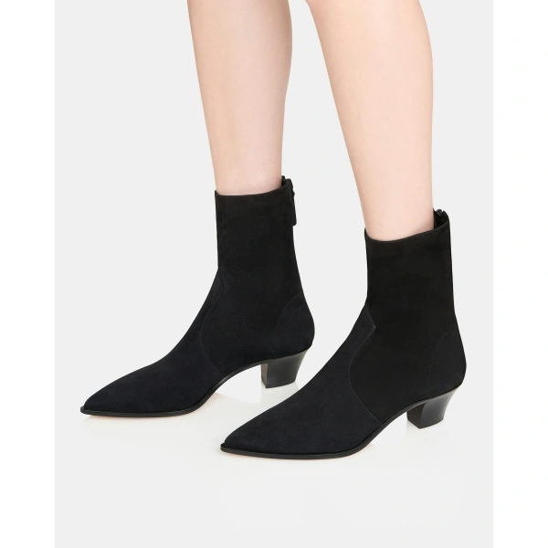 Aquazzura Brunswick Bootie 45 in Black, view 5 | Ankle Boots