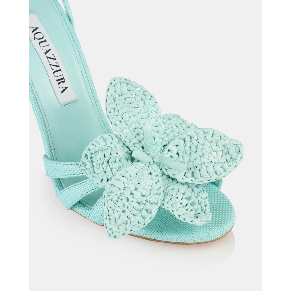 Aquazzura Calypso Sandal 105 in Seabreeze, view 6 | Sandals