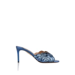 Aquazzura Ce Soir Mule 75 in Navy | Mules