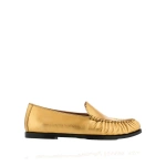Aquazzura College Mocassin in Gold | Loafers