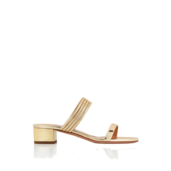 Collier Sandal 35 in Soft Gold
