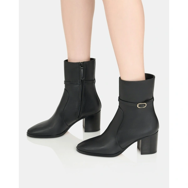 Aquazzura Cotswold Bootie 65 in Black, view 5 | Ankle Boots