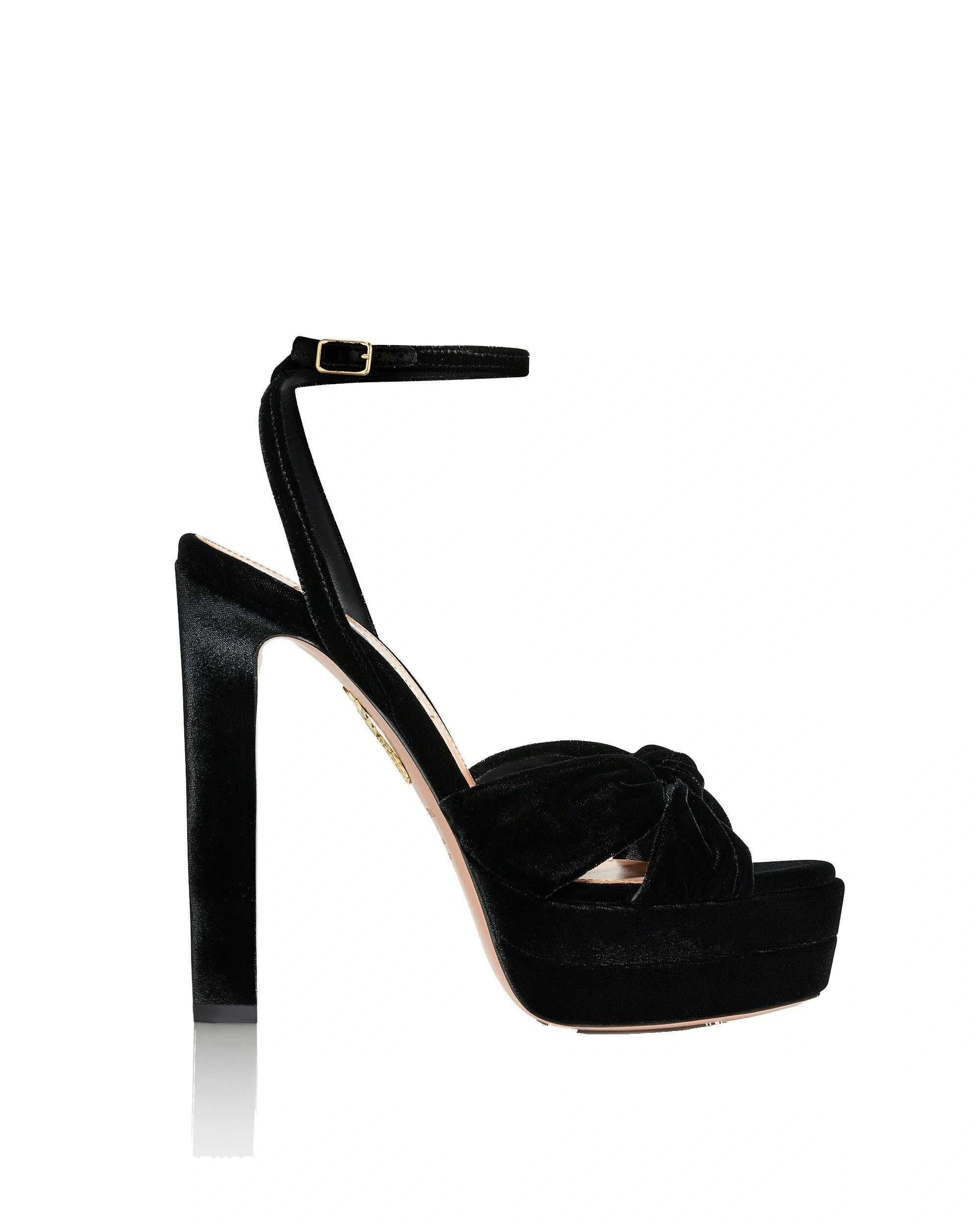 Aquazzura Cupid Plateau 130 in Black Aquazzura Cupid Plateau 130 in Black | Platform Heels
