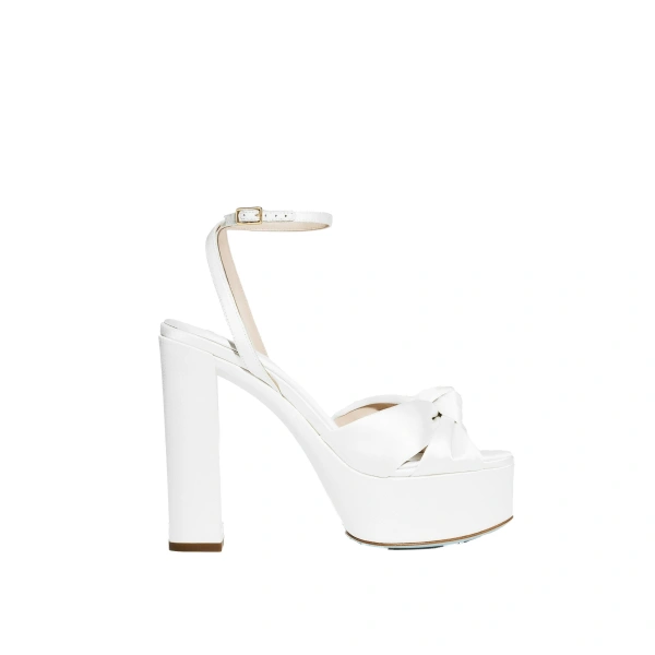 Cupid Sandal Plateau 120 in White
