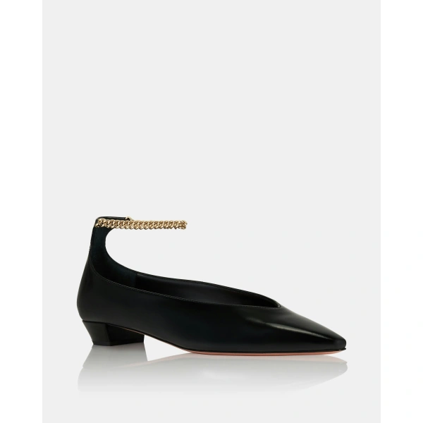 Aquazzura Dea Pump 20 in Black, view 2 | Pumps