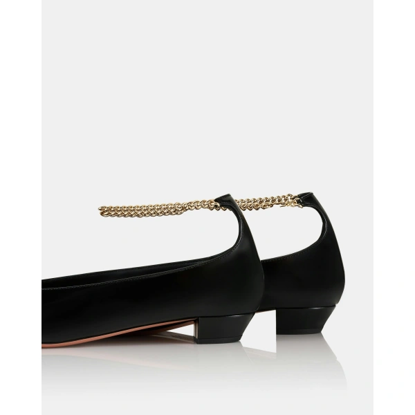 Aquazzura Dea Pump 20 in Black, view 4 | Pumps
