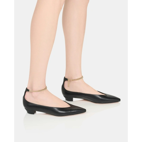 Aquazzura Dea Pump 20 in Black, view 5 | Pumps