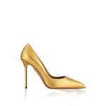 Aquazzura Essence Pump 105 in Gold | Pumps